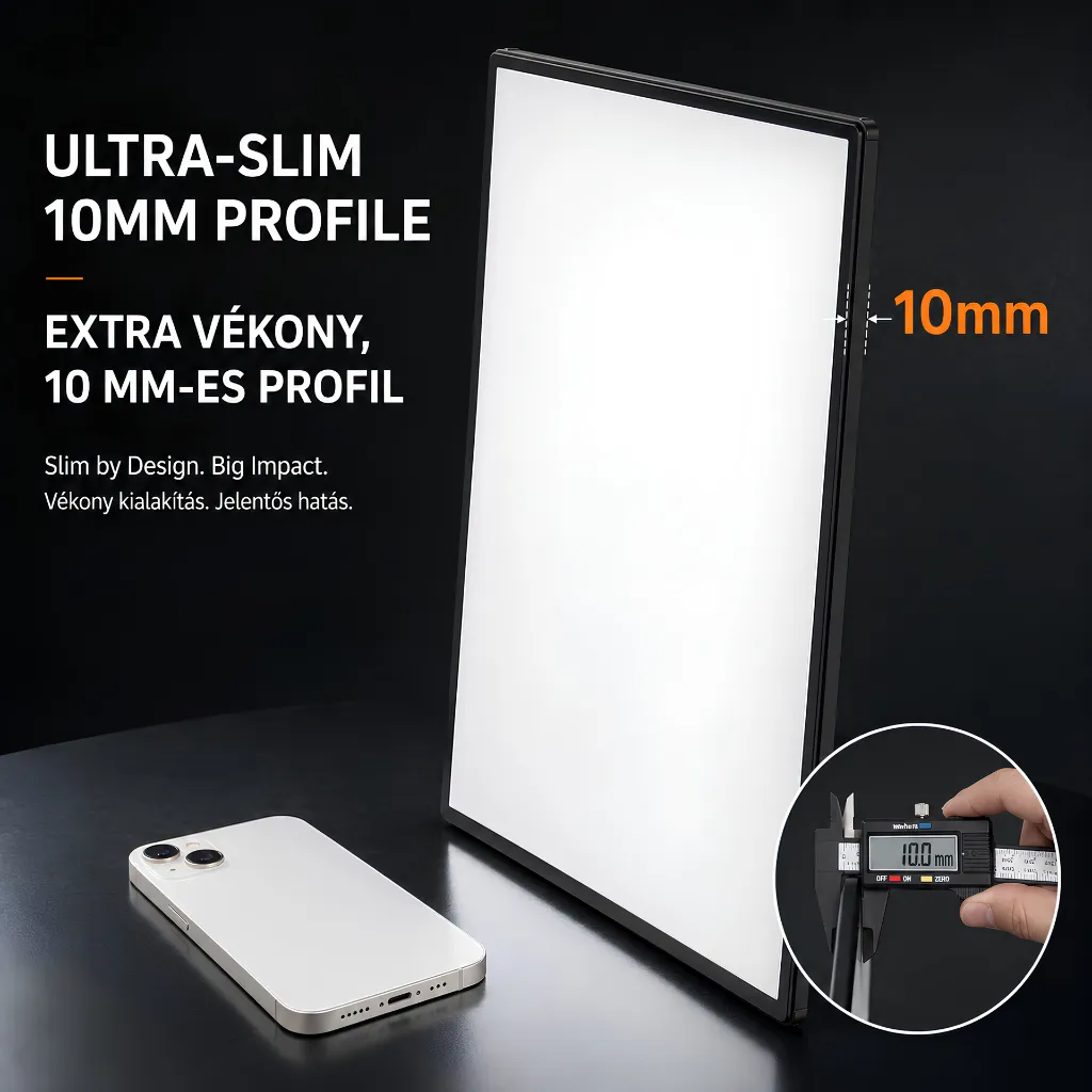 Extra Slim Light box - Size - Mr Sgn Jo - Budapest.webp