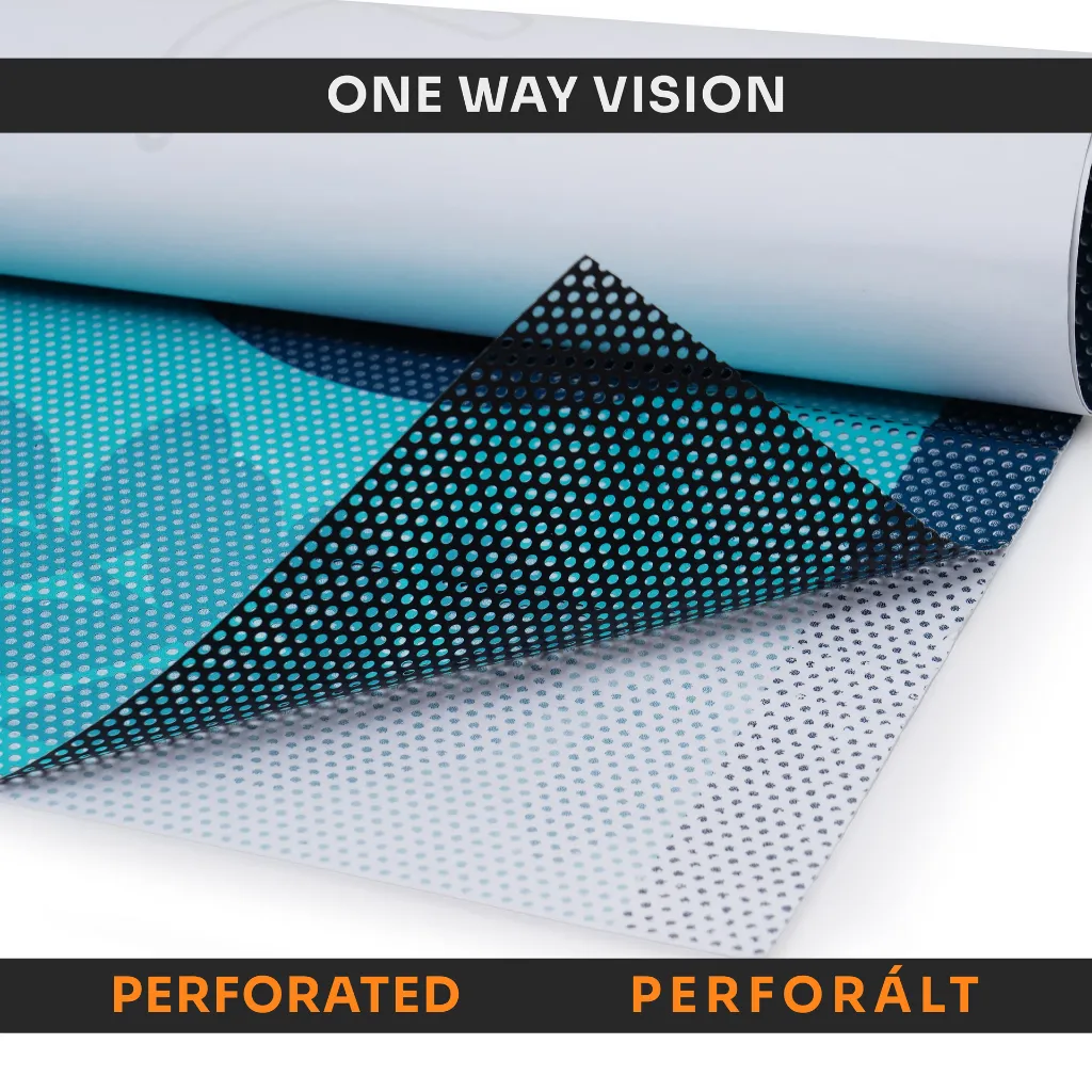 Perforated Perforalt - One Way Vision Vinyl Sticker - Mr Sign Jo - Budapest.webp