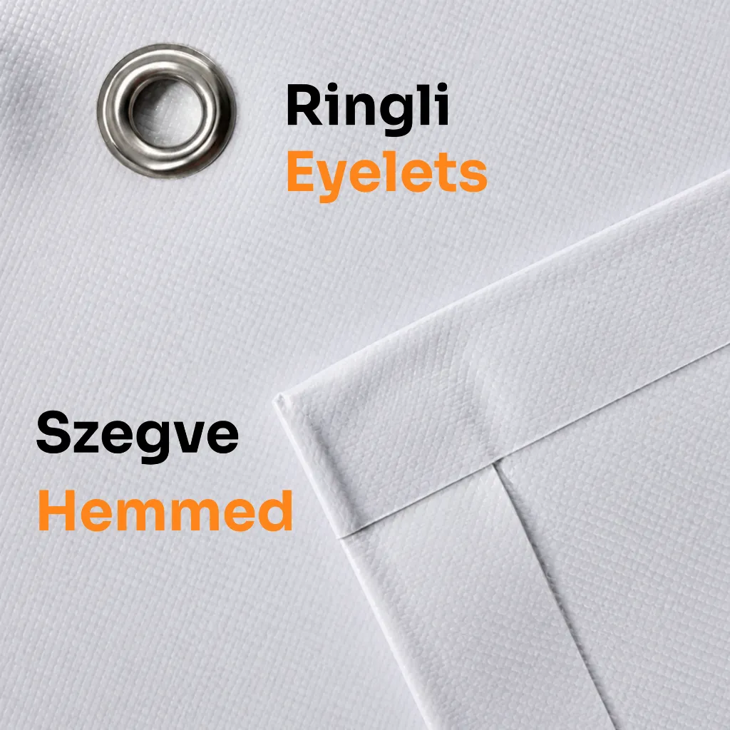 Printed PVC Banner Molino - Edge finishing - Eyelets vs hemmed - Mr Sign Jordan - Budapest.webp