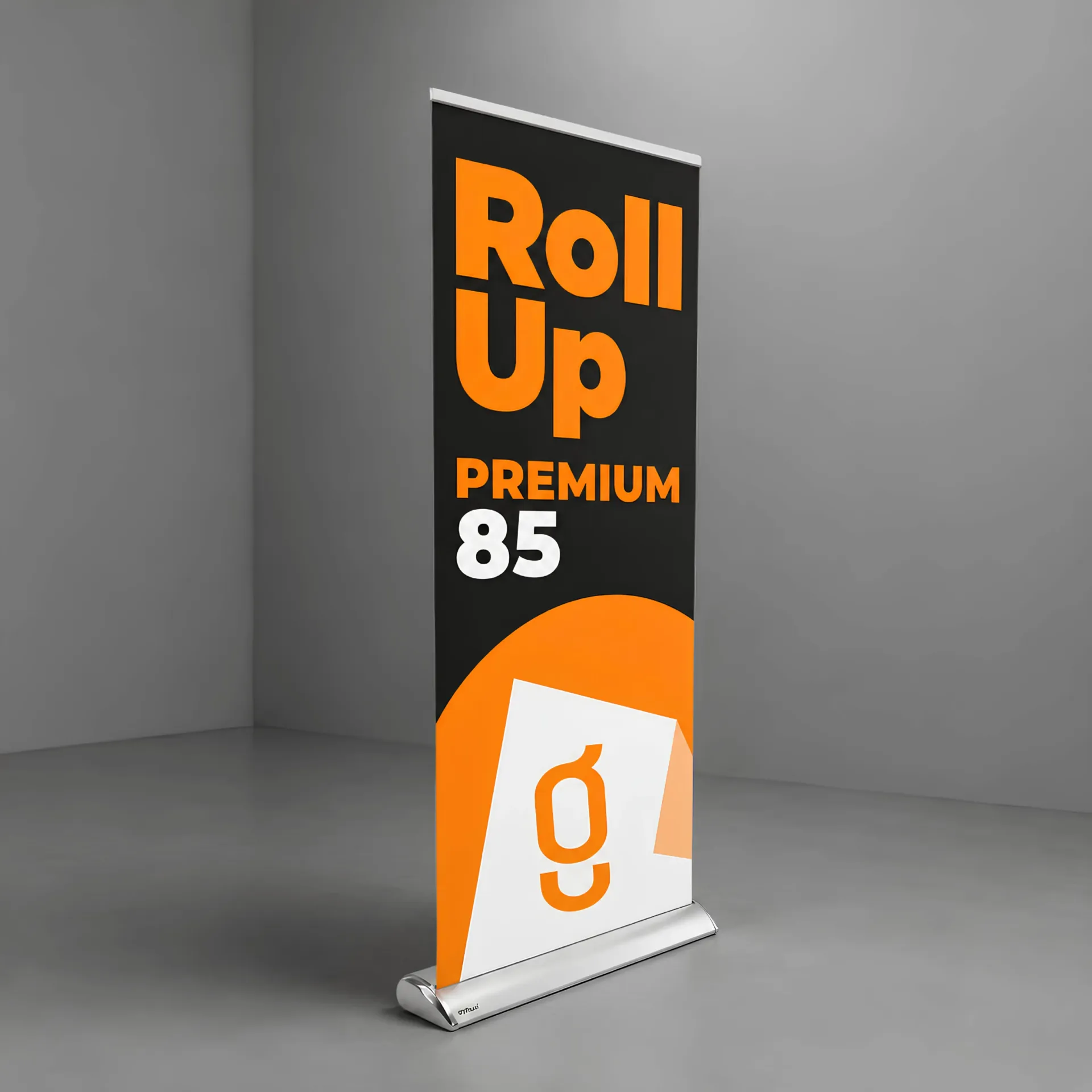 [D-RU-P-85] Premium Roll-Up Banner — Teardrop Style (85 cm x 200 cm)