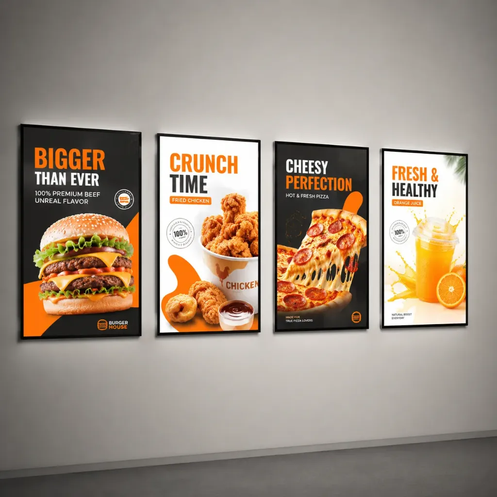 [LB-XSLM-A4] Extra Slim Wall-Mounted Lightbox (A4 (22.5 x 30.4 cm))