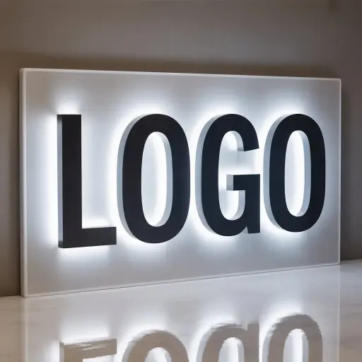 Custom Backlit PVC Sign – LED Illuminated Letters in Any Size & Color