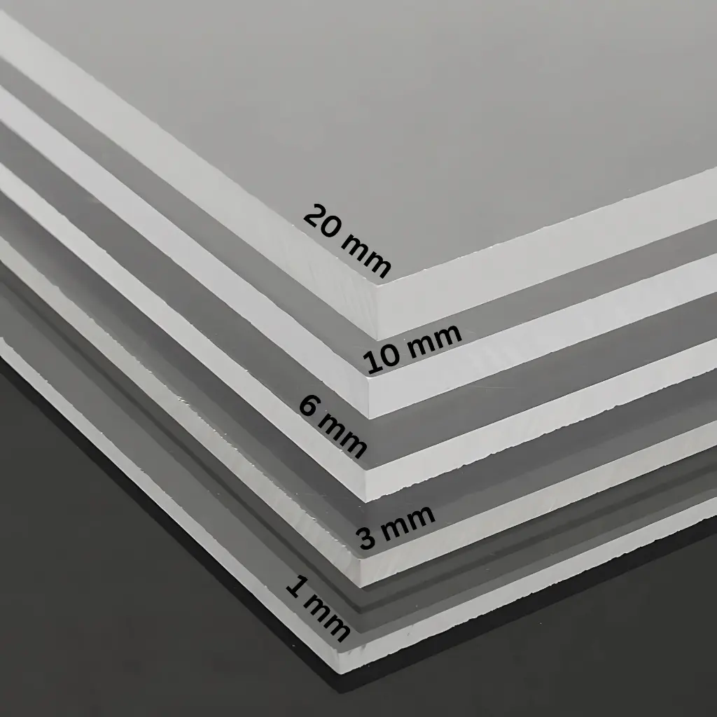 Clear Acrylic Sheet 1220×2440 mm – 3mm / 6mm / 10mm Thickness  (3 mm)