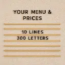 Menu Letter Boards