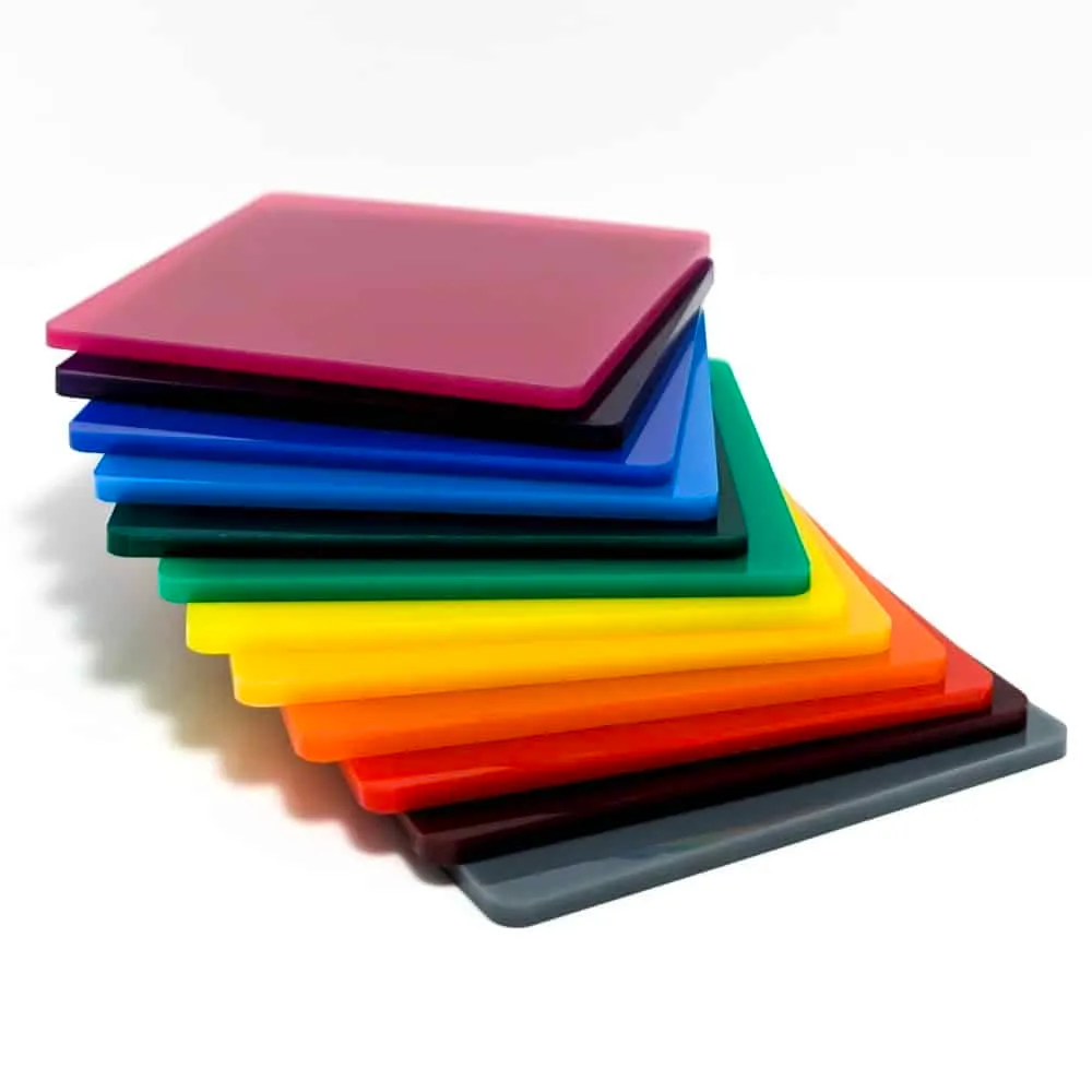 Colored Acrylic (Plexiglass) Sheets (Black)